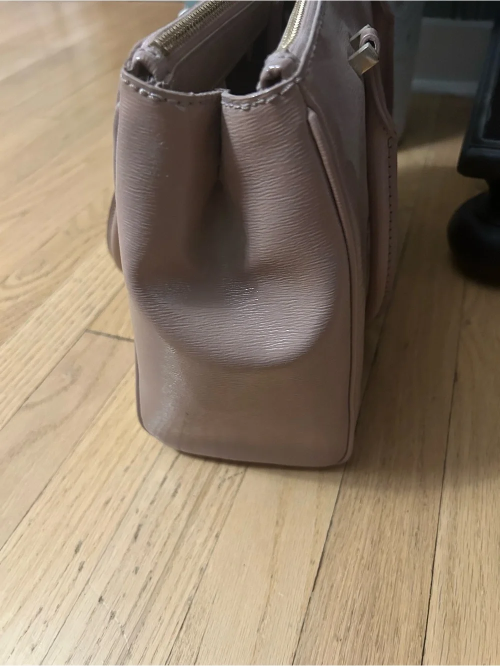 kate spade Blush Pink Leather Shoulder Bag with Gold Hardware